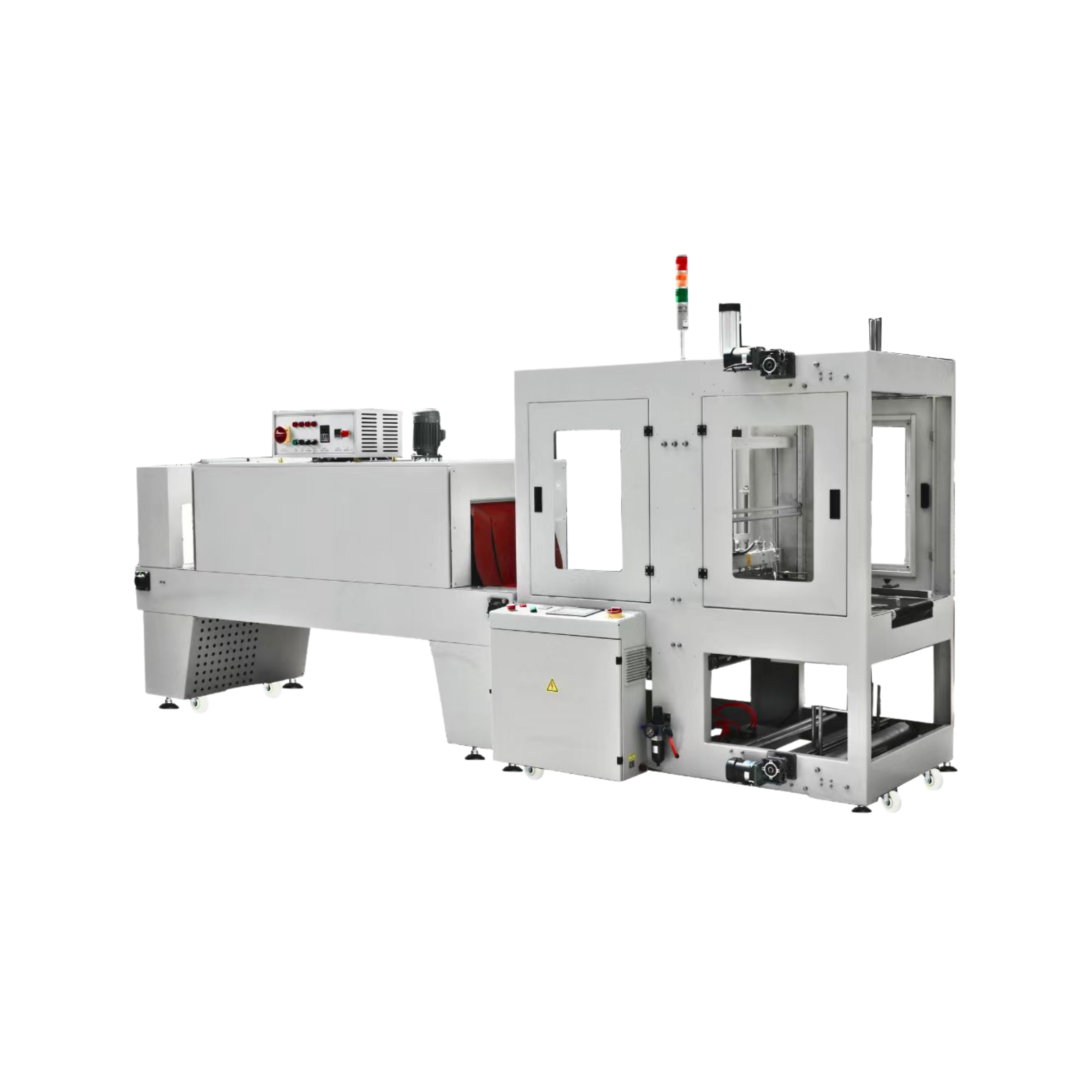 Automatic frontal feeding sleeve wrap machine