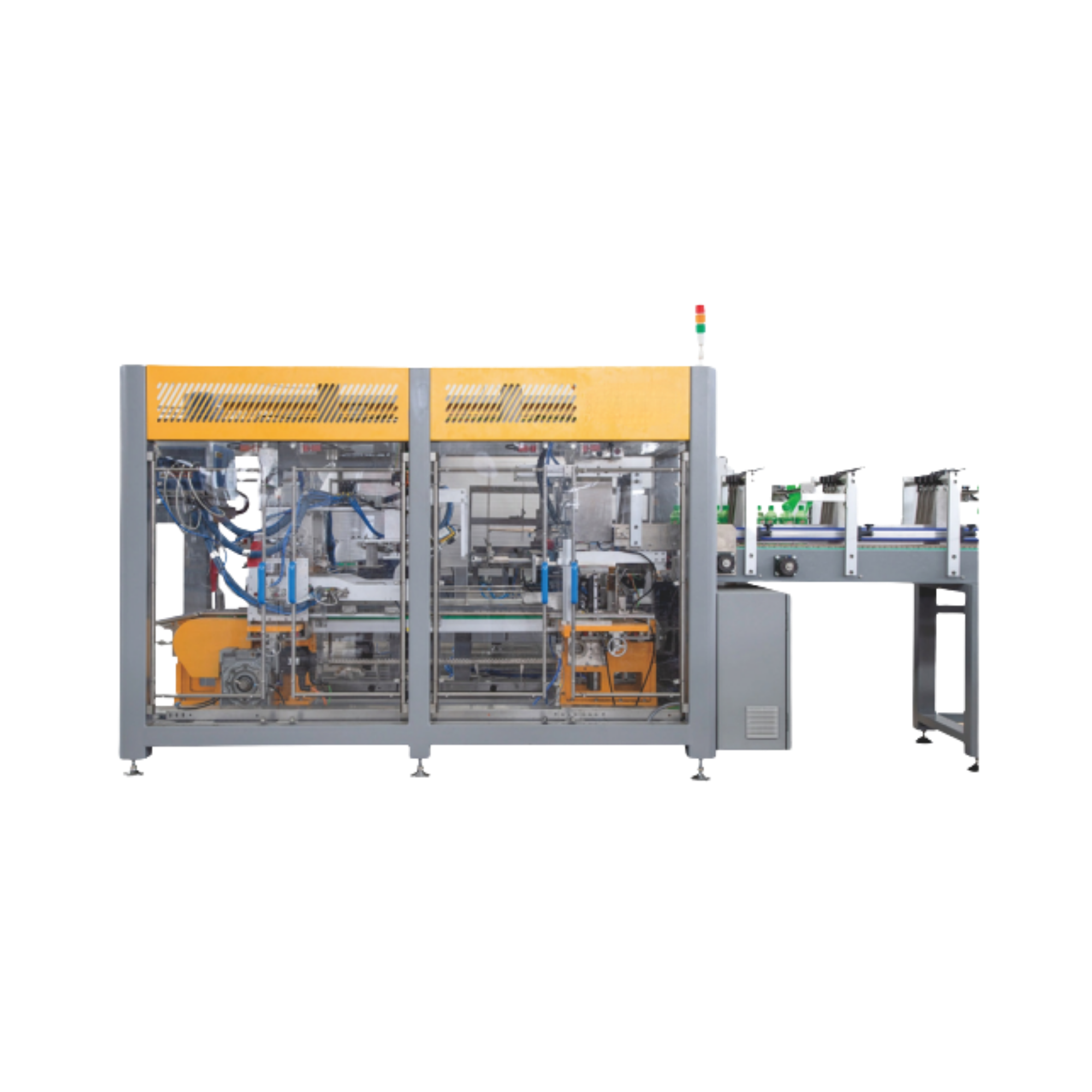 Drop-loading wrap around case packer