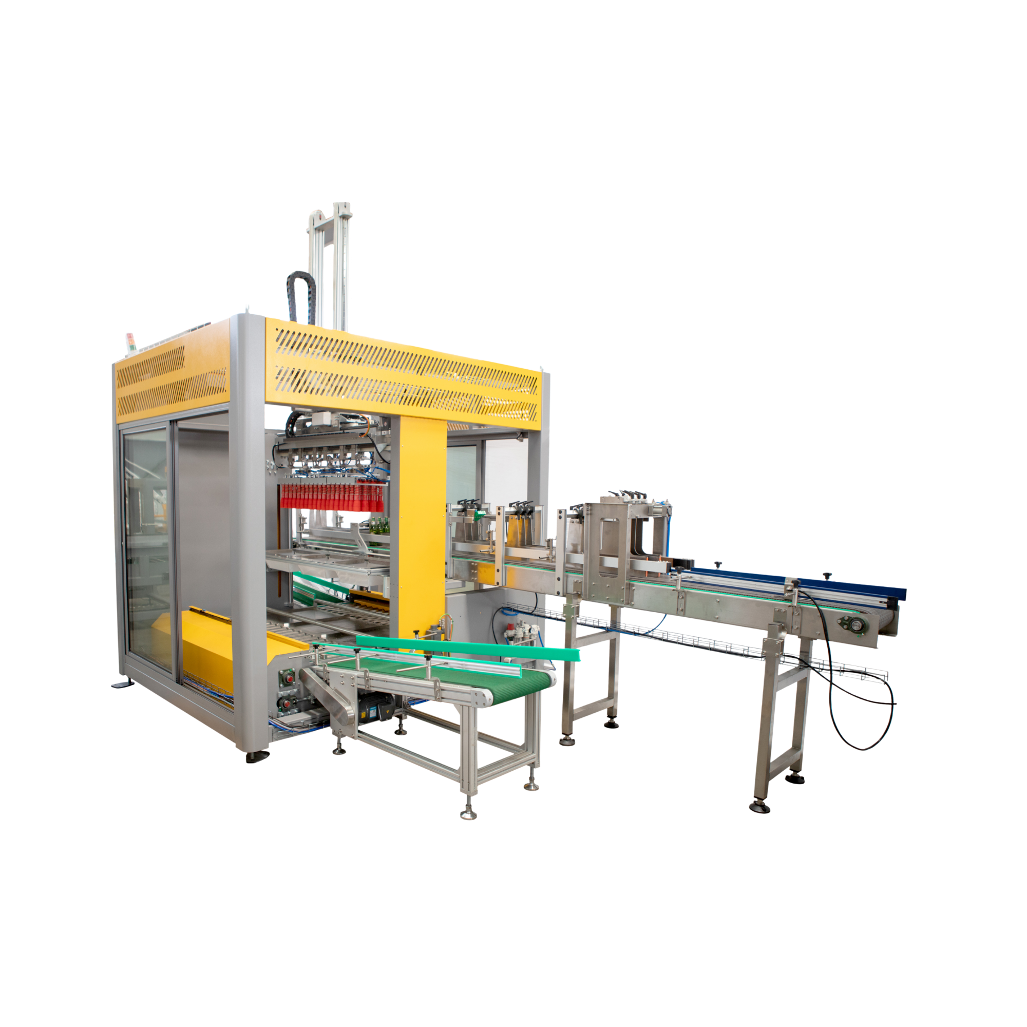 pick &amp; place case packer （Airbag suction gripper）