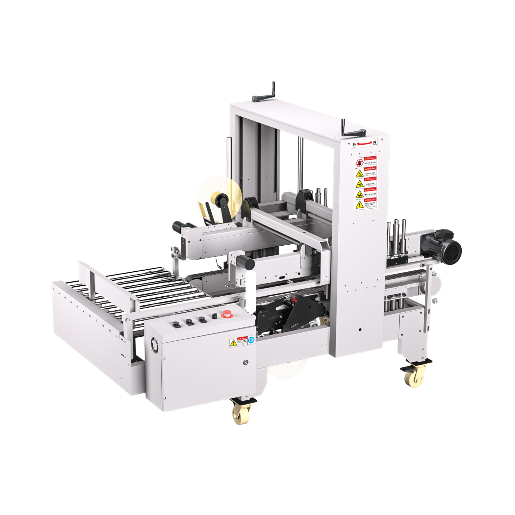 Semi-automatic Corner Side Carton Sealer