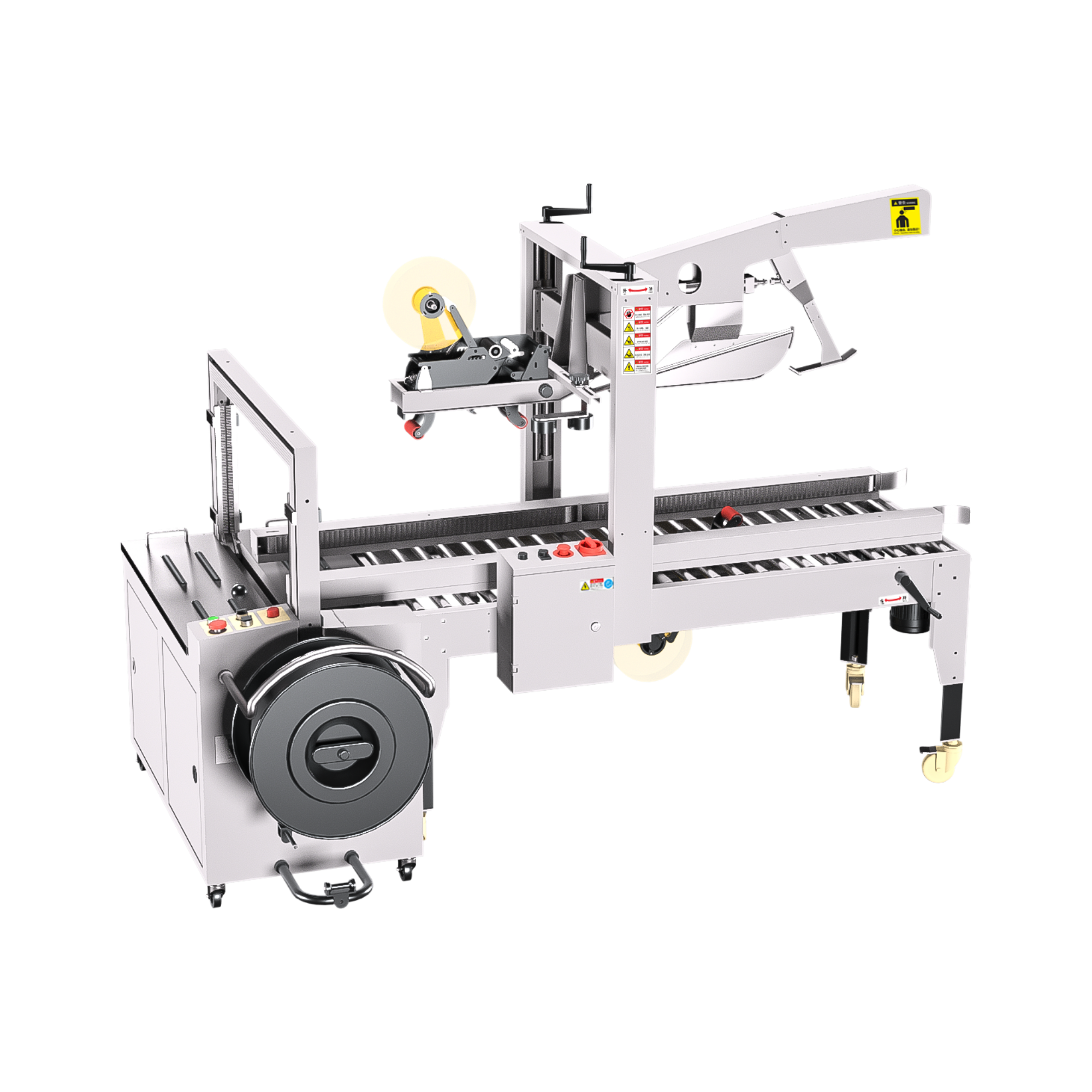 Semi-Automatic Flap Folding Carton Sealer